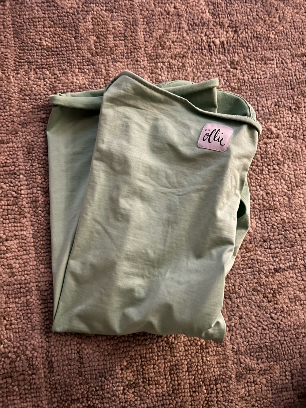 NEW Ollie Sage Green Swaddle Blanket